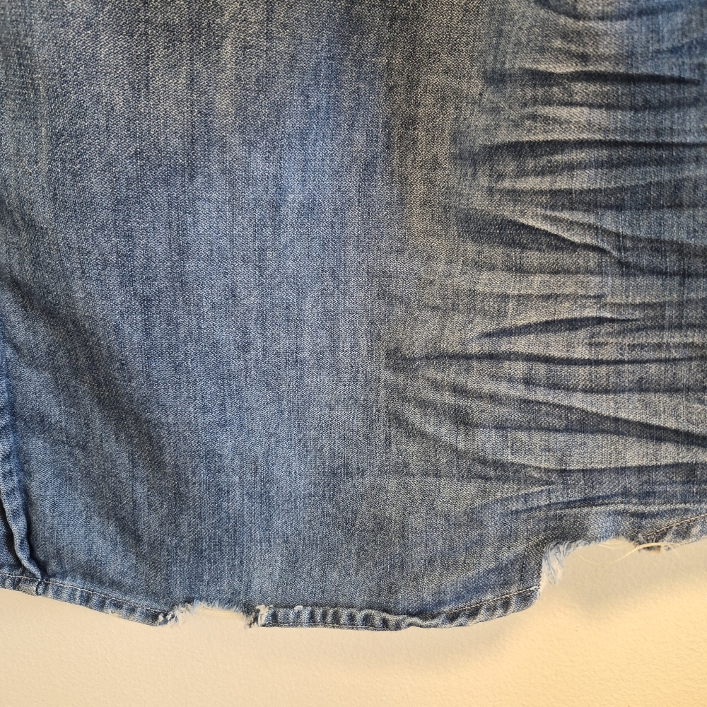 Frank & Eileen Denim Shirt Dress in Blue - Picture 7 of 16